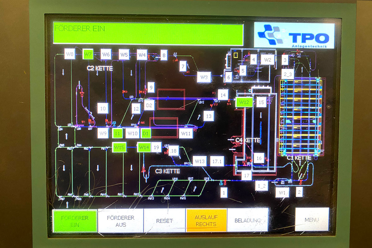 Anlagetechnik - Tafel für Förderer